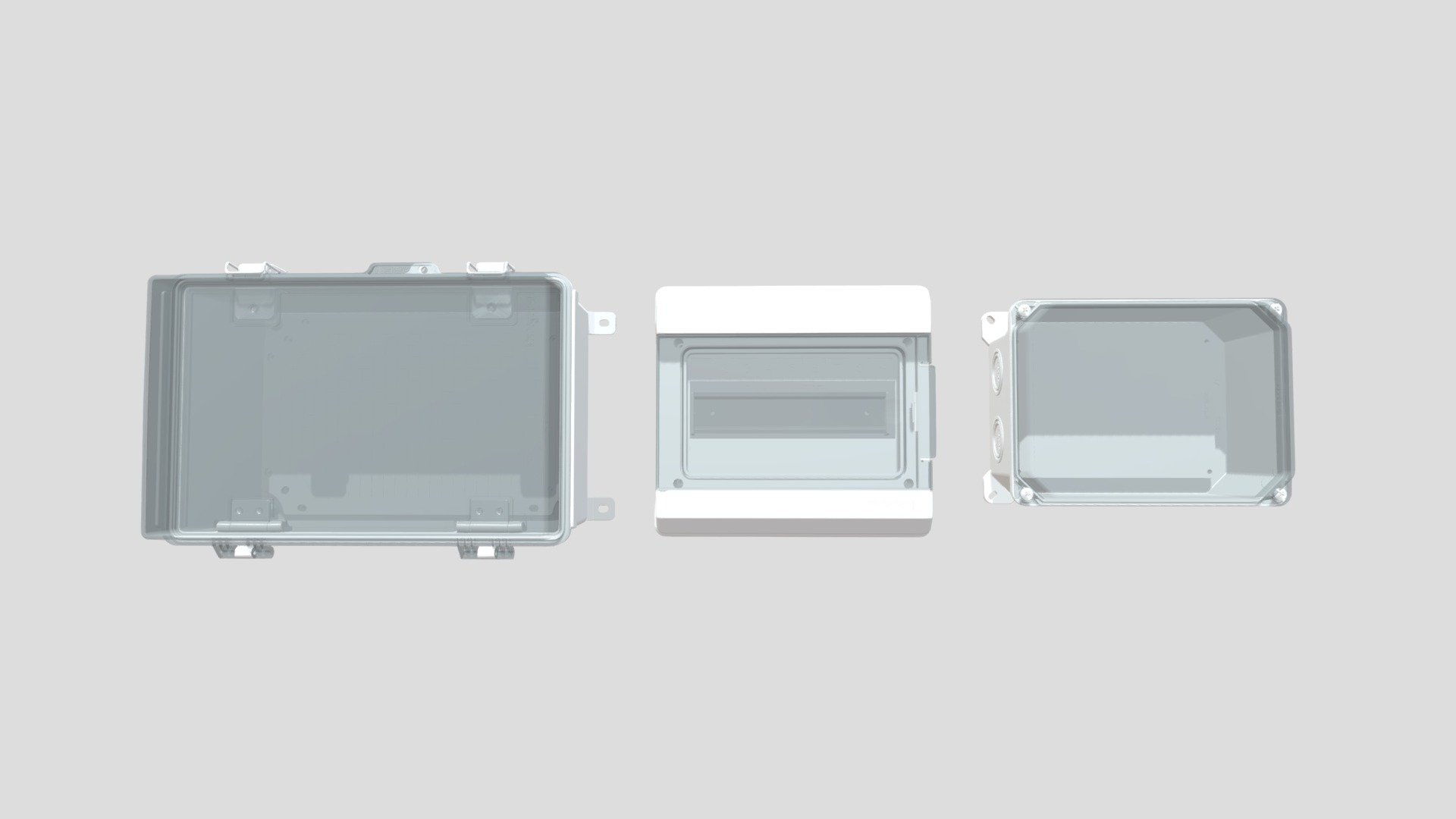YCX8-□ series photovoltaic DC box — Sketchfab embed 3D viewer