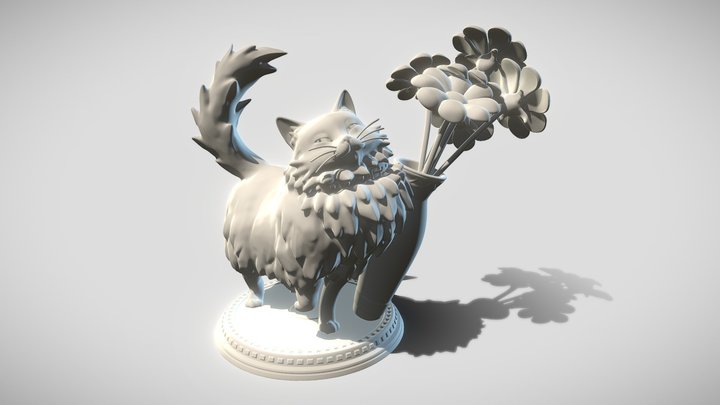 Maya - Cat-astrophe - 3D Printable 3D Model