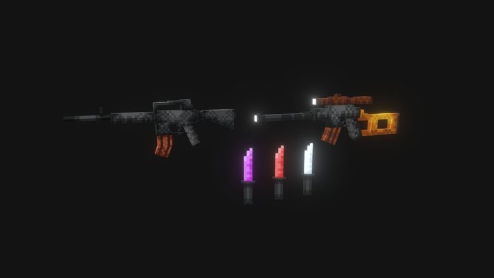MineZ Gun 3D Model