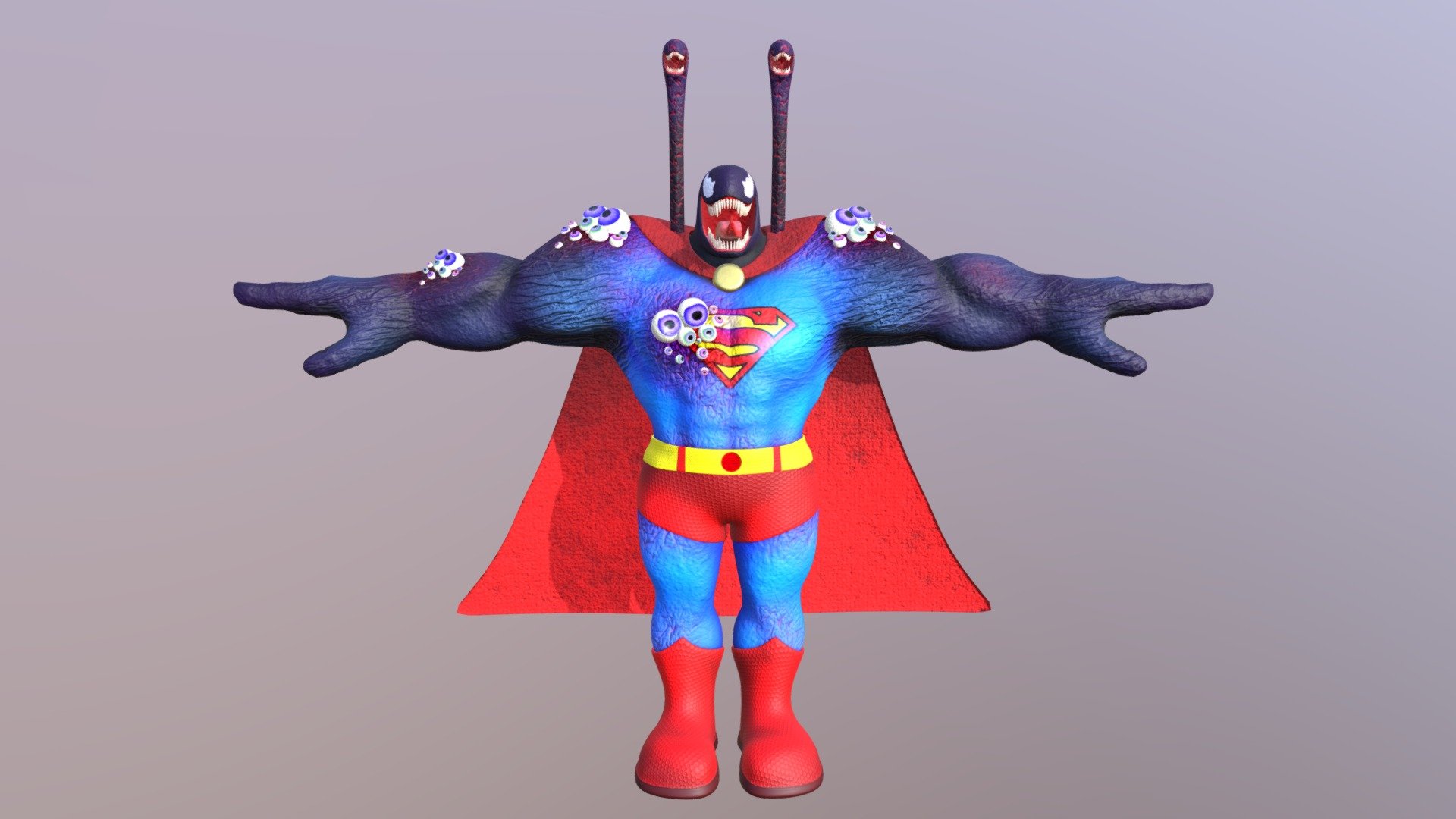 Super Man Variantion - Buy Royalty Free 3D model by Pixelbox Studio ...