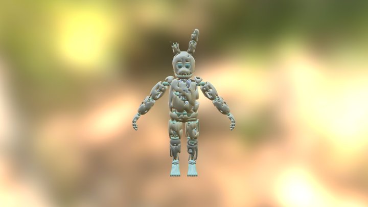 Withered Chica - Download Free 3D model by animator12 (@animator12