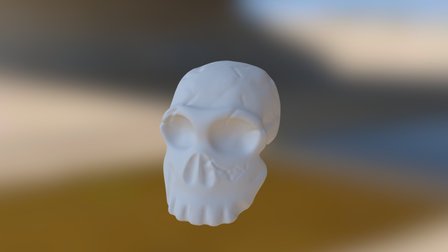 Homo Habilis Skull 3D Model