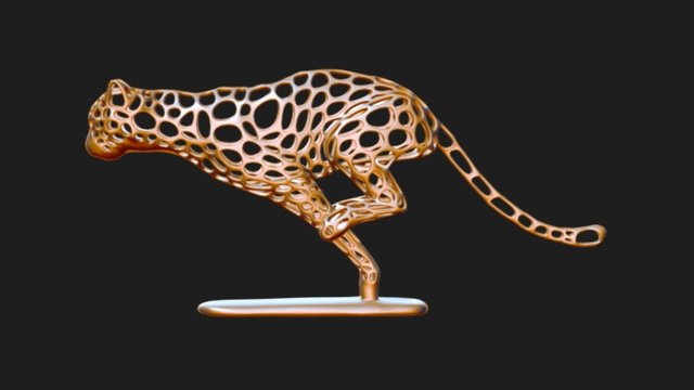 Cheetah Sprinter 3D Model