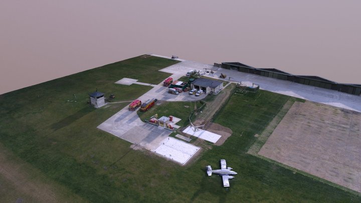 Goodwood Control Tower Area Med res 3D Model