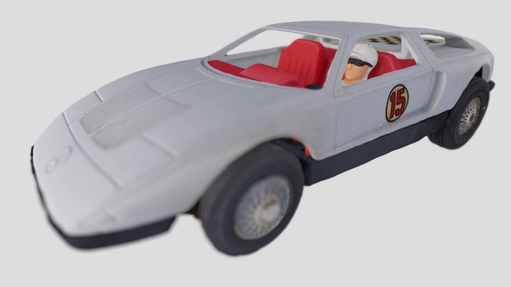 Toy car whose structure is also 3D data 3D Model