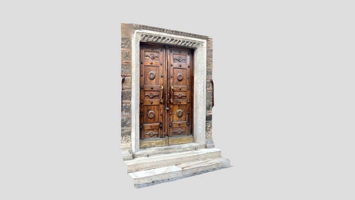 Byzantine Church Doorway 3D Model