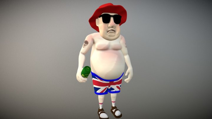 Tourist 3D Model