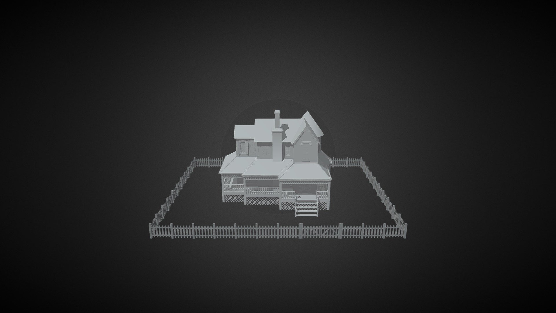 Abandoned House - 3D model by kaitlynjhansen [23c3d81] - Sketchfab