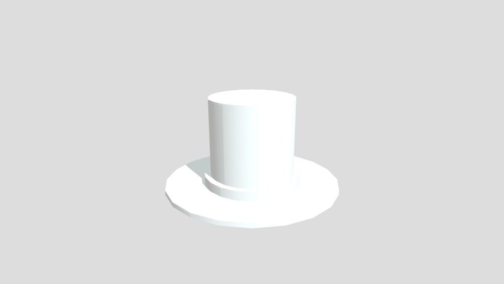 Simple top hat 3D Model