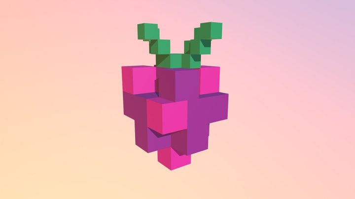 Uva / Grape - Voxel 3D Model