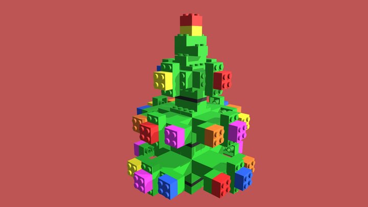 Como+ Halfduplo Christmas Tree 3D Model