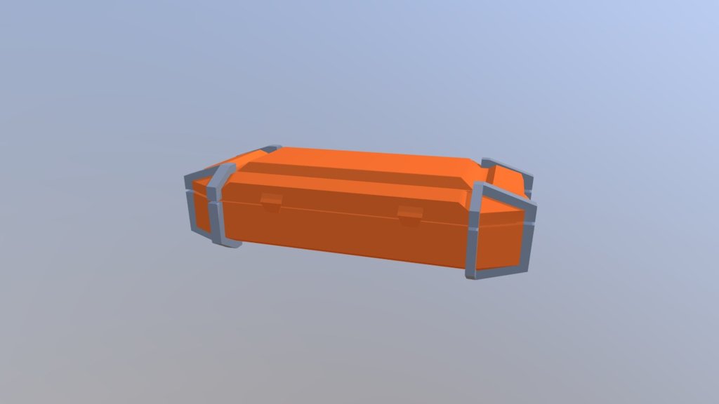 Weapons Crate - low poly