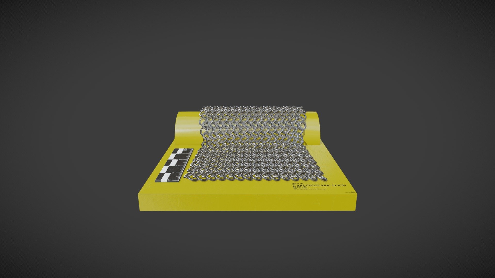 Carlingwark Loch mail fabric: 3D reconstruction