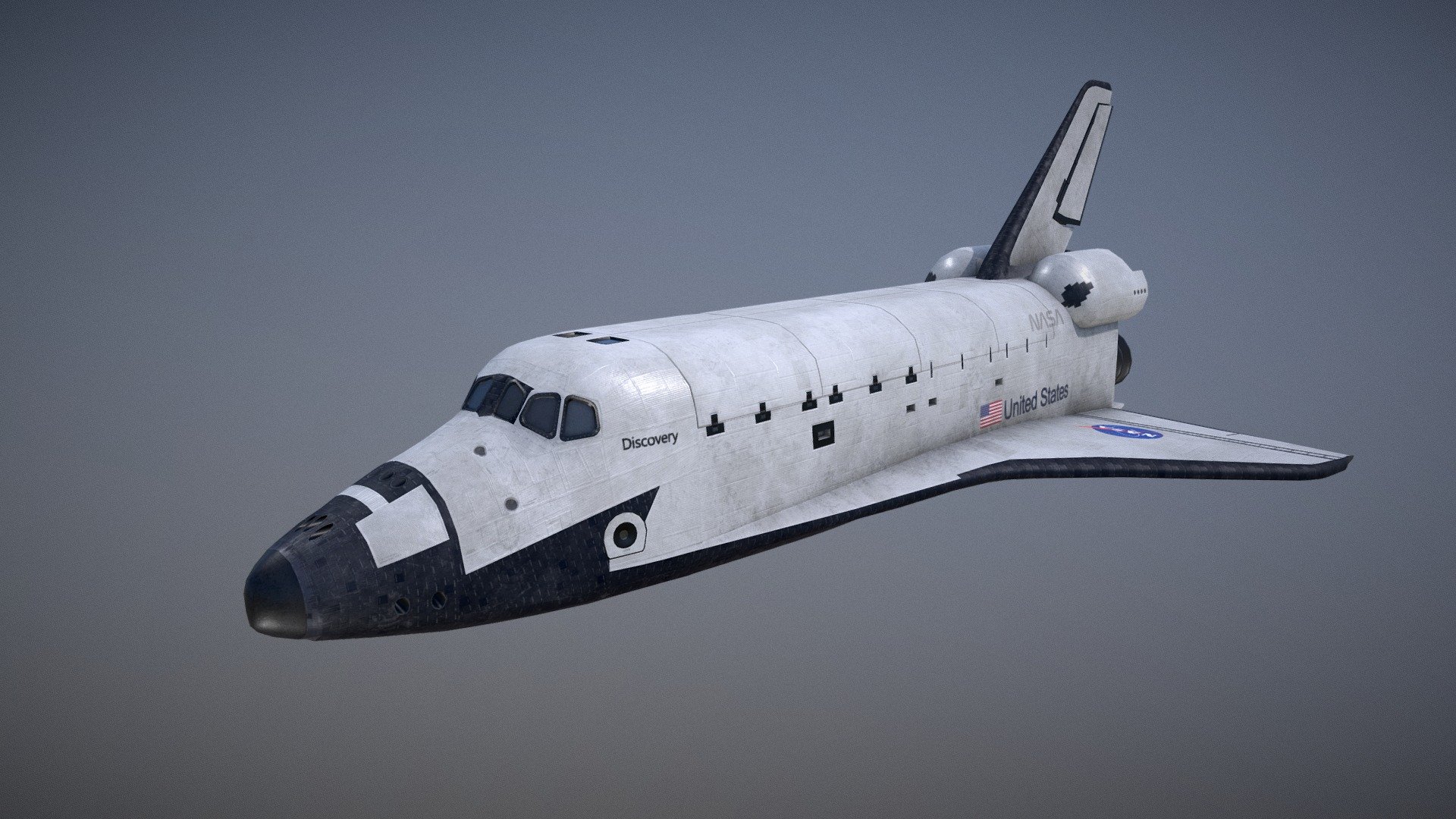 Discovery Space Shuttle - Download Free 3D by (@rsatenza) [23c579b]