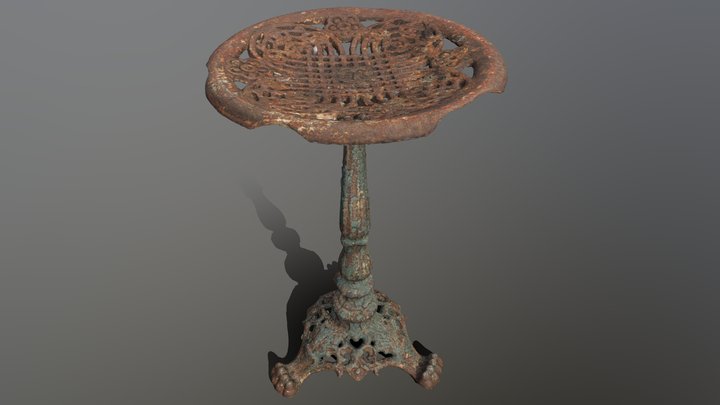 Rusty Metal Stool – Modèle 3D gratuit STL