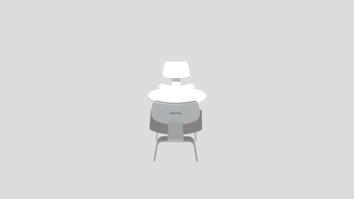 Table Chairs 3D Model