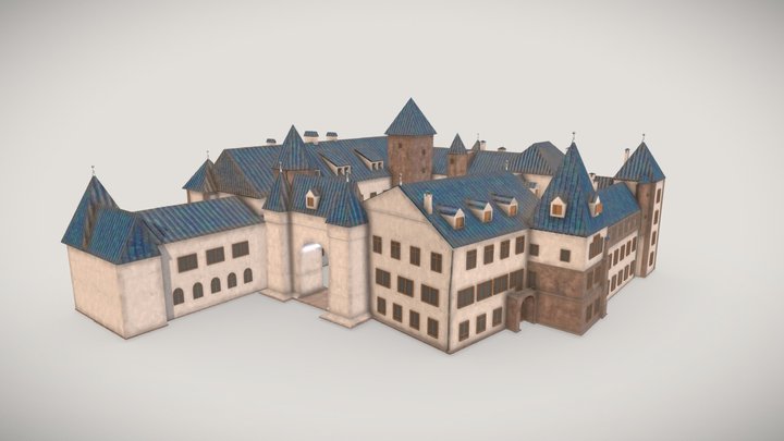 Medieval castle 3D Model