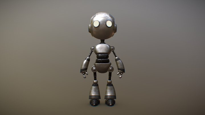 Stupid Robot - Rigged 3D Model