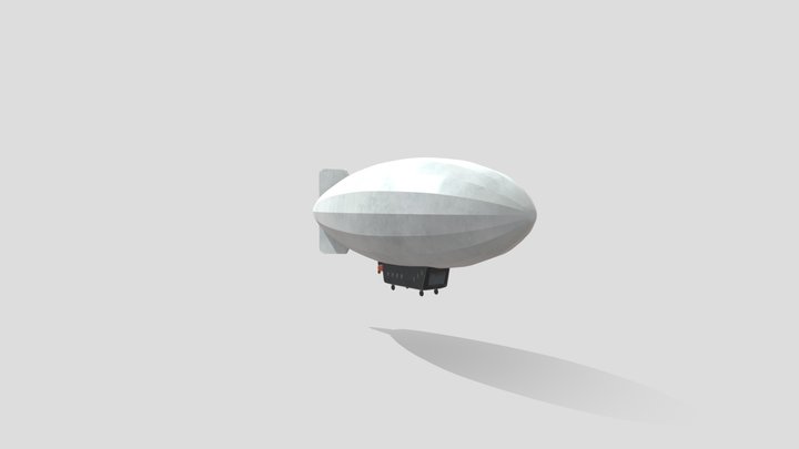 Vintage Airship 3D Model