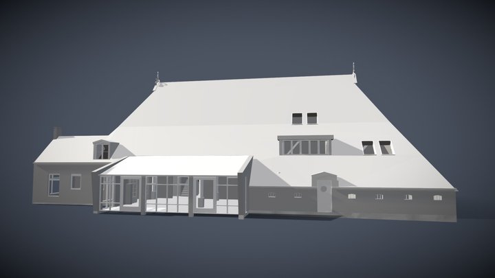 Verbouwing boerderij 3d visualisatie 3D Model