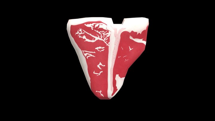 Low-Poly Tbone Steak
