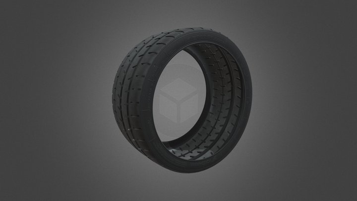 Yokohama Tire - A052 3D Model