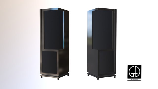 GD-Audio (Black glossy cover) 3D Model