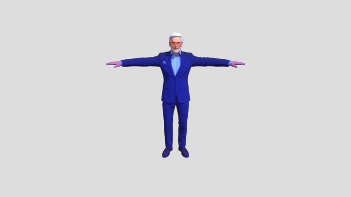 Pascal praud 3D Model