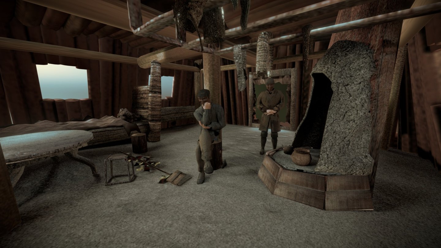 3D reprodcution of famous yakutian painitng