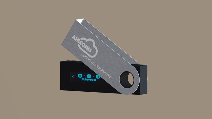 AIRx Ledger Nano S 3D Model