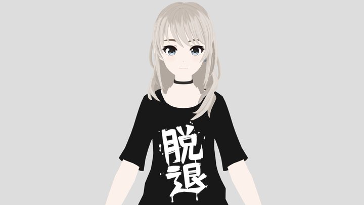Girls Band Cry - Kawaragi Momoka 3D Model