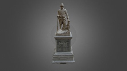 Monument Aux Morts de la ville de Templeuve (59) 3D Model