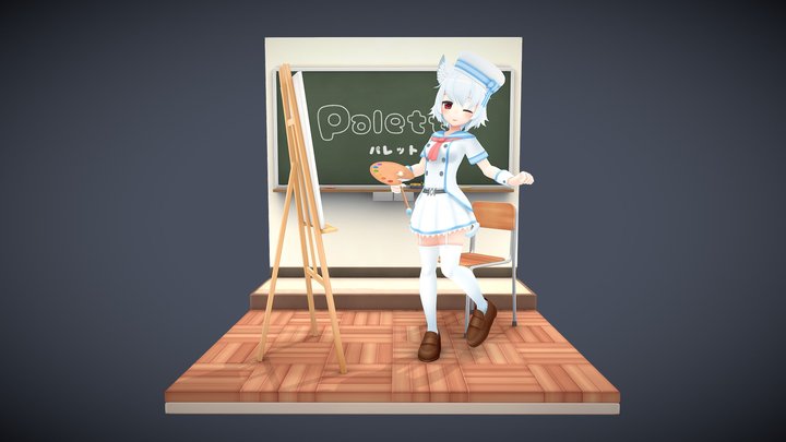 Palette 3D Model