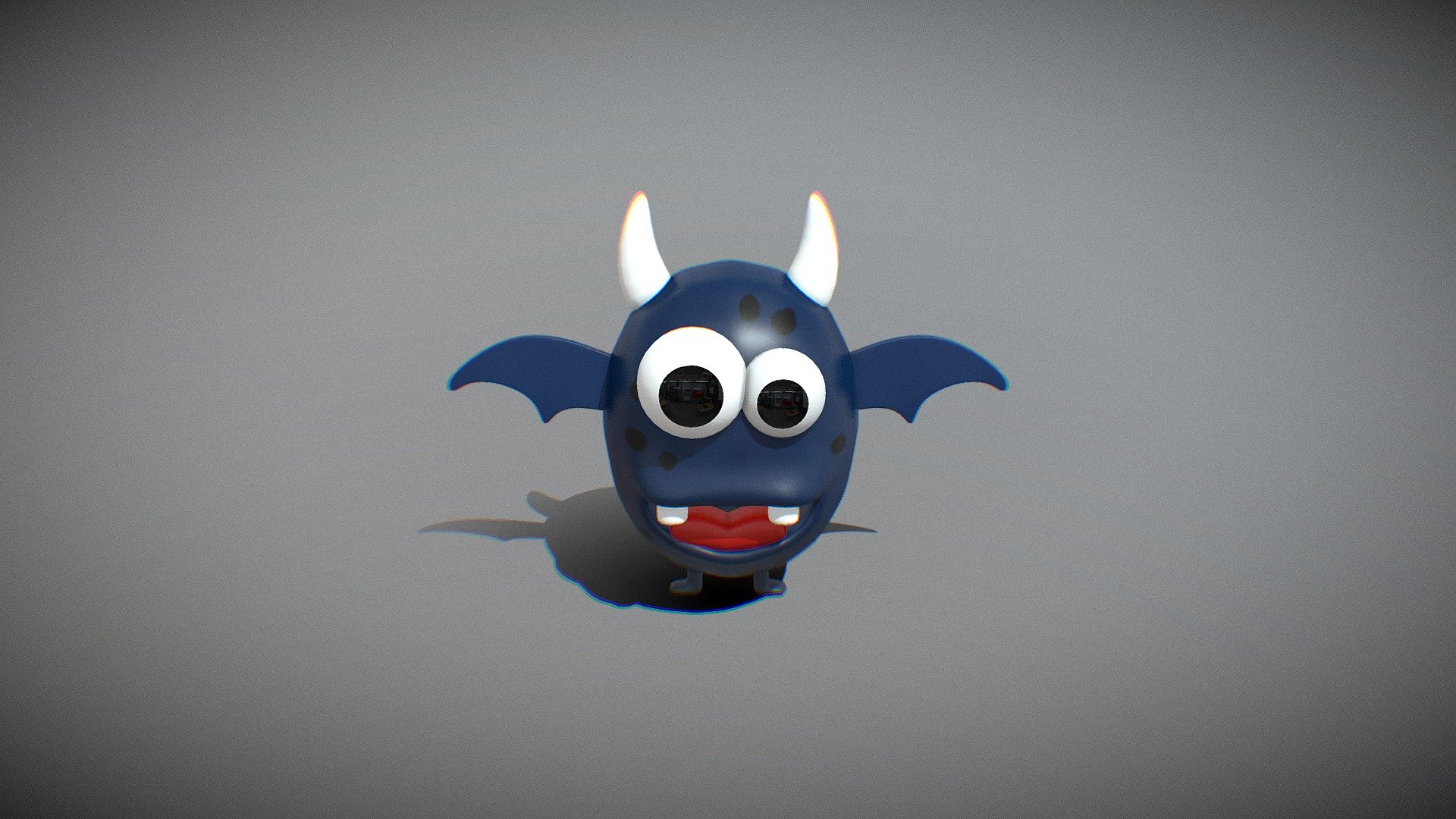 Cartoonish bat