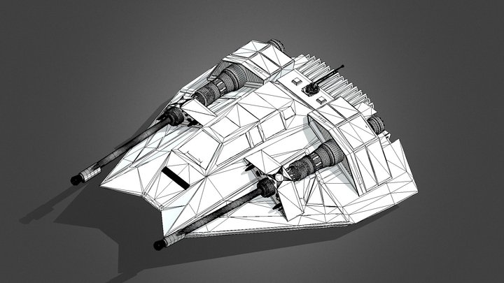 snowspeeder 3D Model