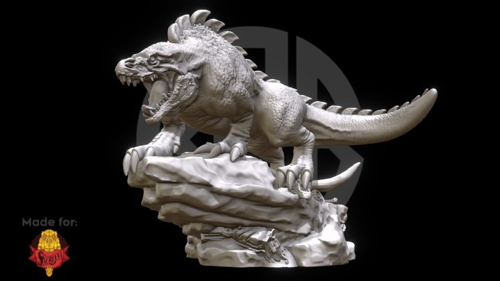 Megalosaurus 70mm Figure 3D Model