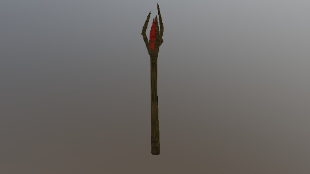 Magic Staff - 3D model by GPfaffle [23d005b] - Sketchfab