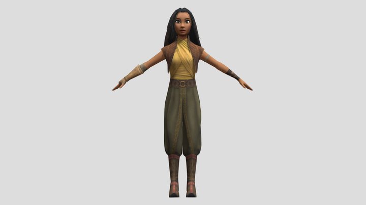 Raya 3D Model 3D Model