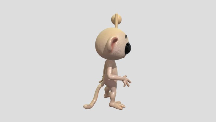 [🟠Tripo] Reddit mascot, 3D 🤖 𝗿𝗲𝙨𝙩𝙮𝙡𝙚𝙙3 3D Model