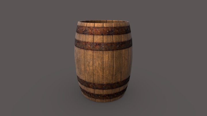Barrel 3D Model
