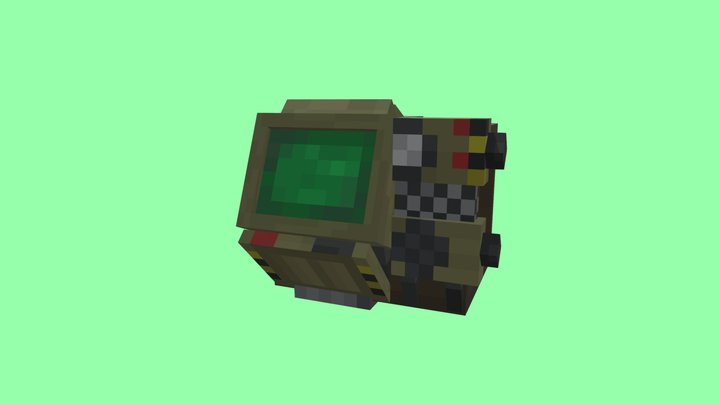 Minecraft Pip-Boy 3D Model