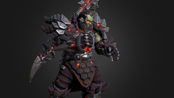 Deathwing "Heroes of the Storm" Fan Art 3D Model