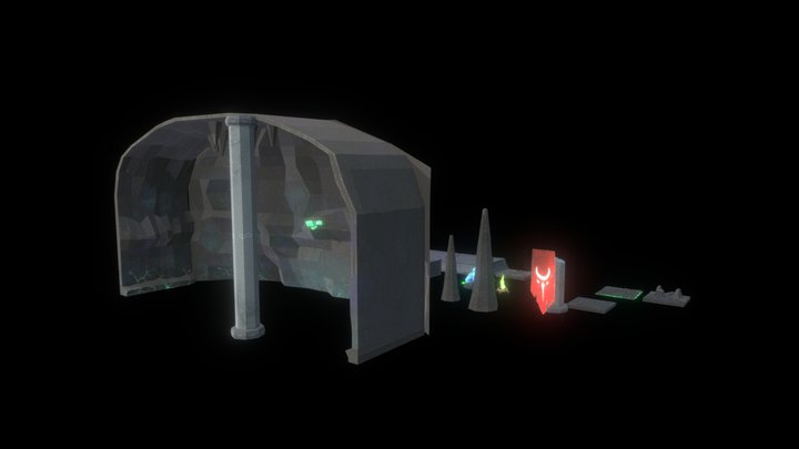 Modular Props 3D Model
