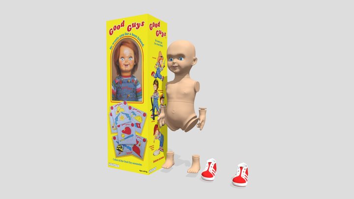 CHUCKY DOLL TOY 2_0 3D Model