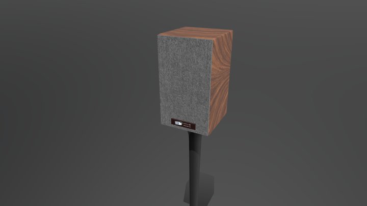 5.1 Woodgrain Surround - Rear 3D Model