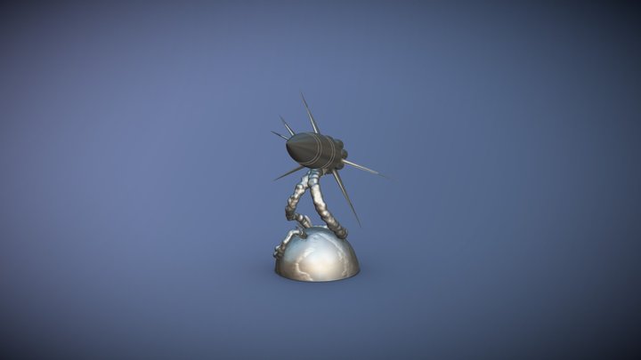 Josh Kirby Locust ship 3D Model