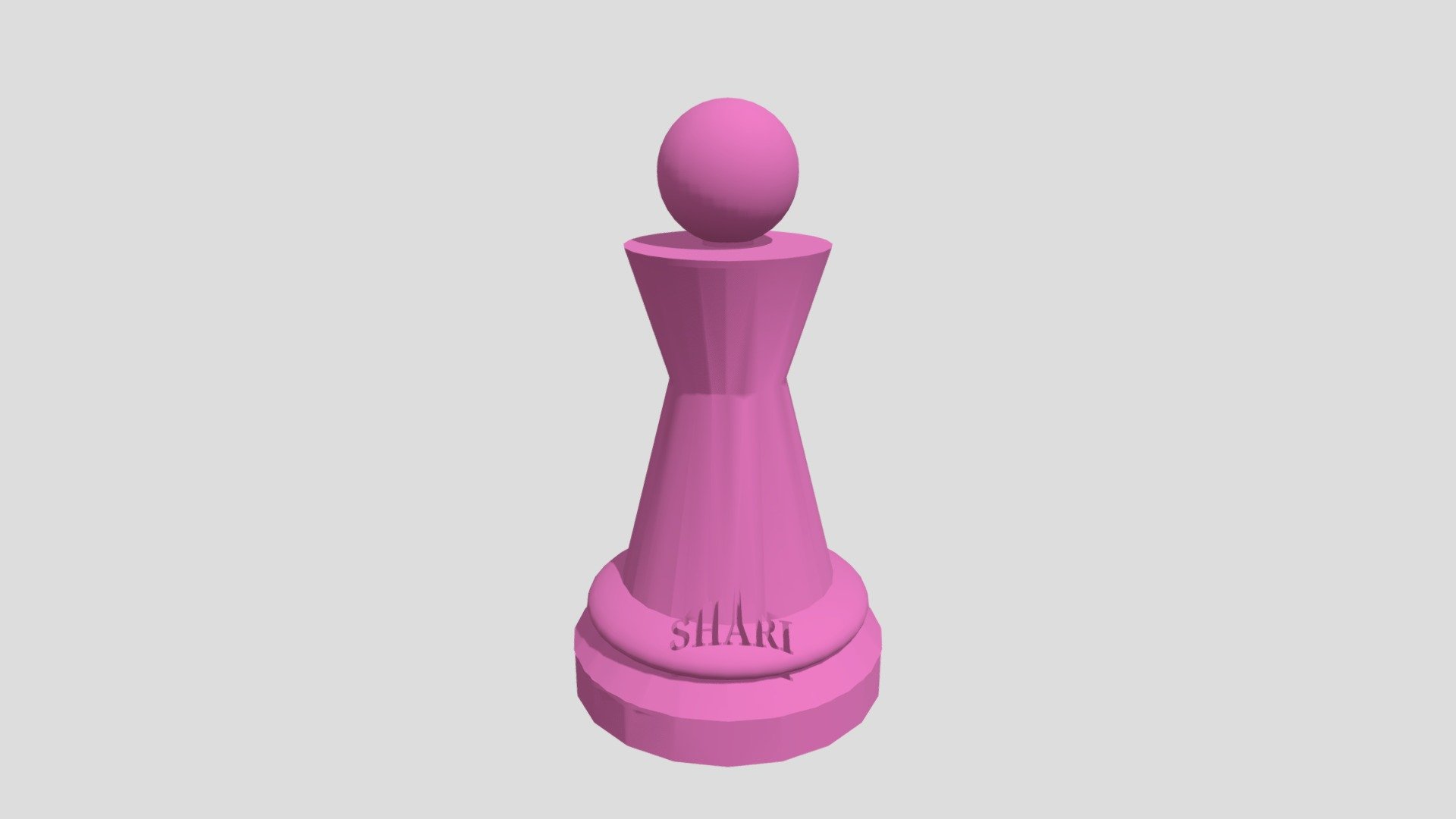 Chess Pawn - 3D model by 010085482 [23d5cdb] - Sketchfab