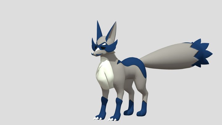 Shiny Thievul 3D Model