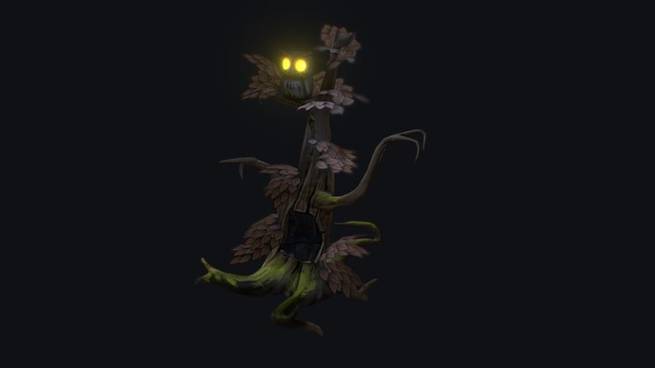 Tree move Animation 3D Model