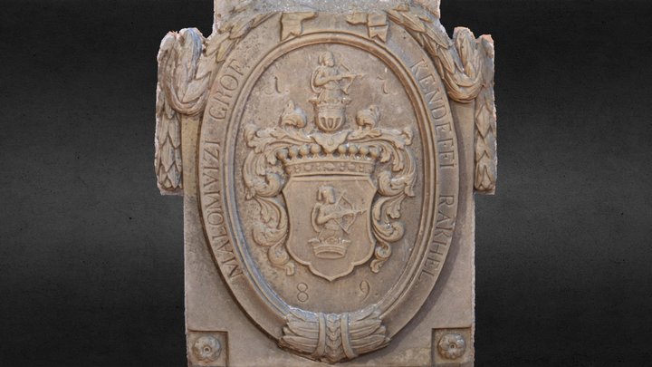 Heraldry of countess Kendeffi Rákhel, dated 1789 3D Model